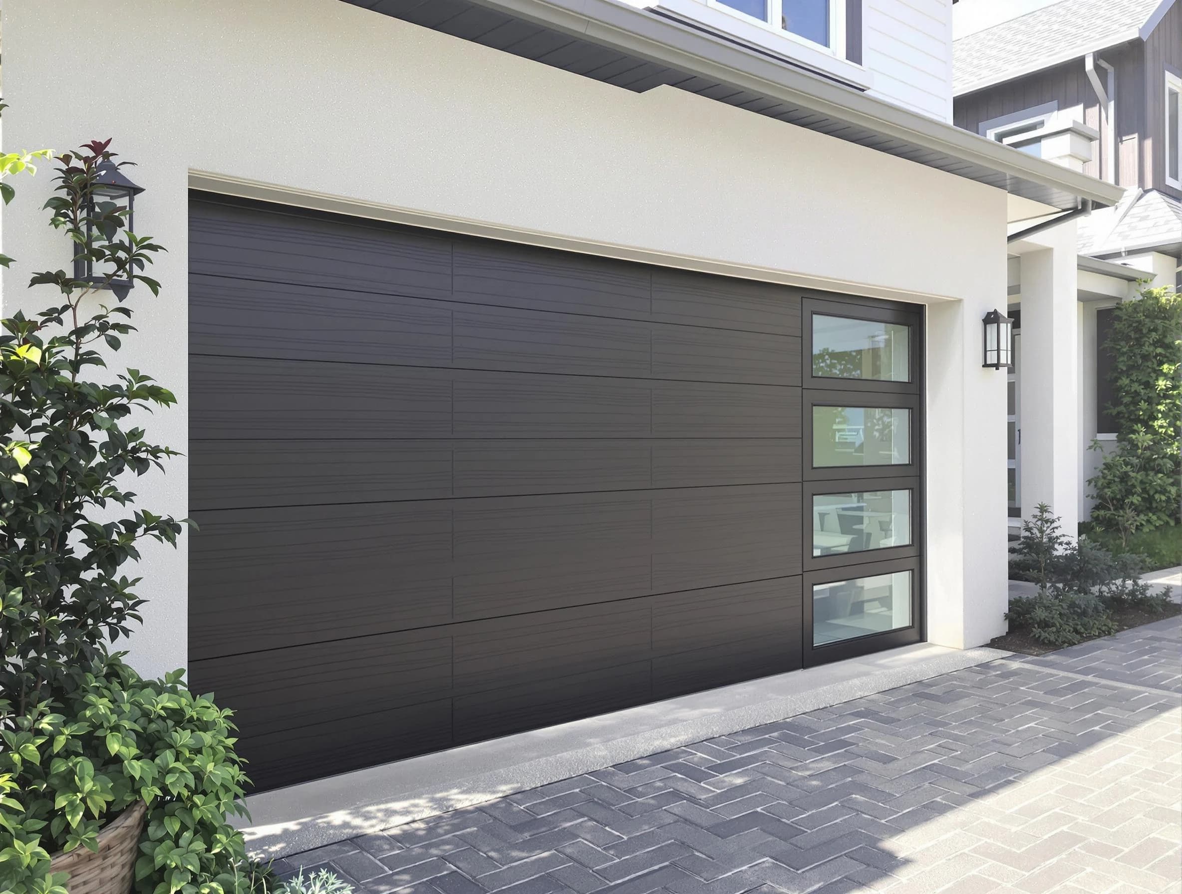 Custom garage door installation by Ohio Garage Door Repair in Ohio