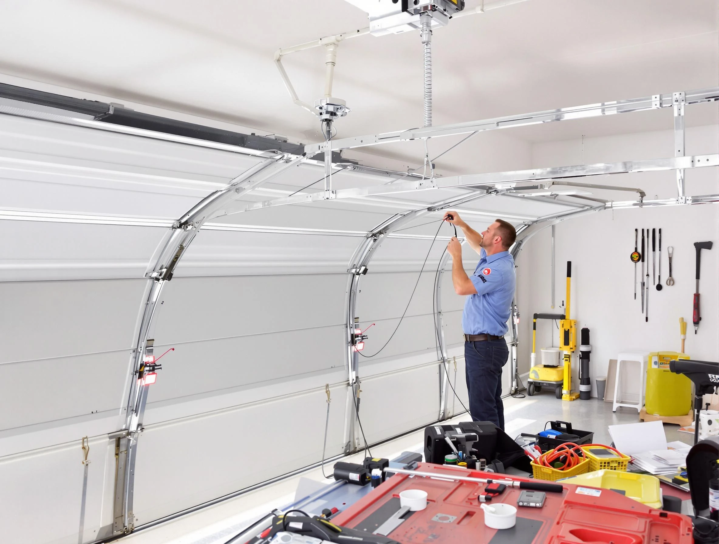 Garage door cable repair service by Ohio Garage Door Repair in Ohio