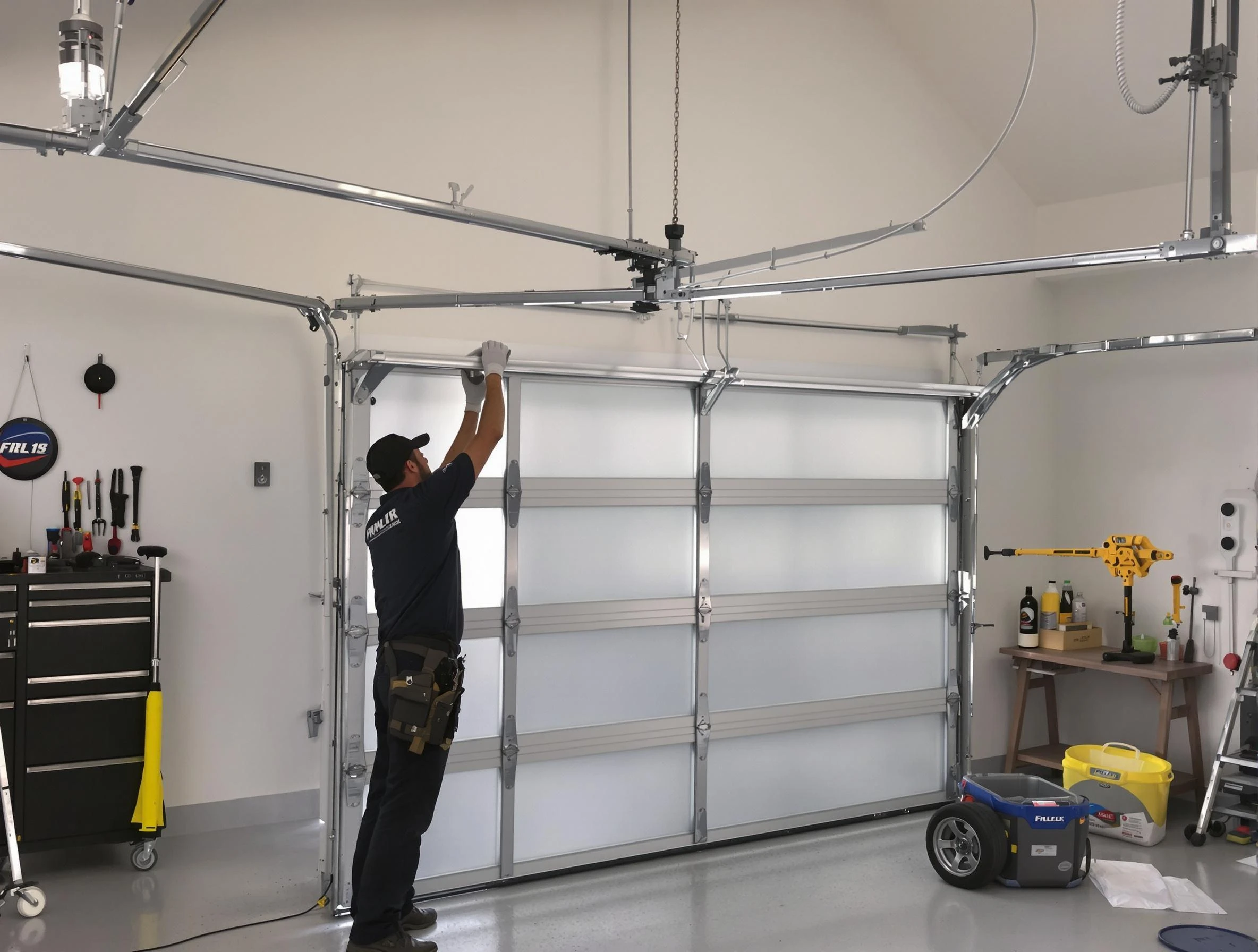 Ohio Garage Door Repair certified team performing precision garage door installation in Ohio