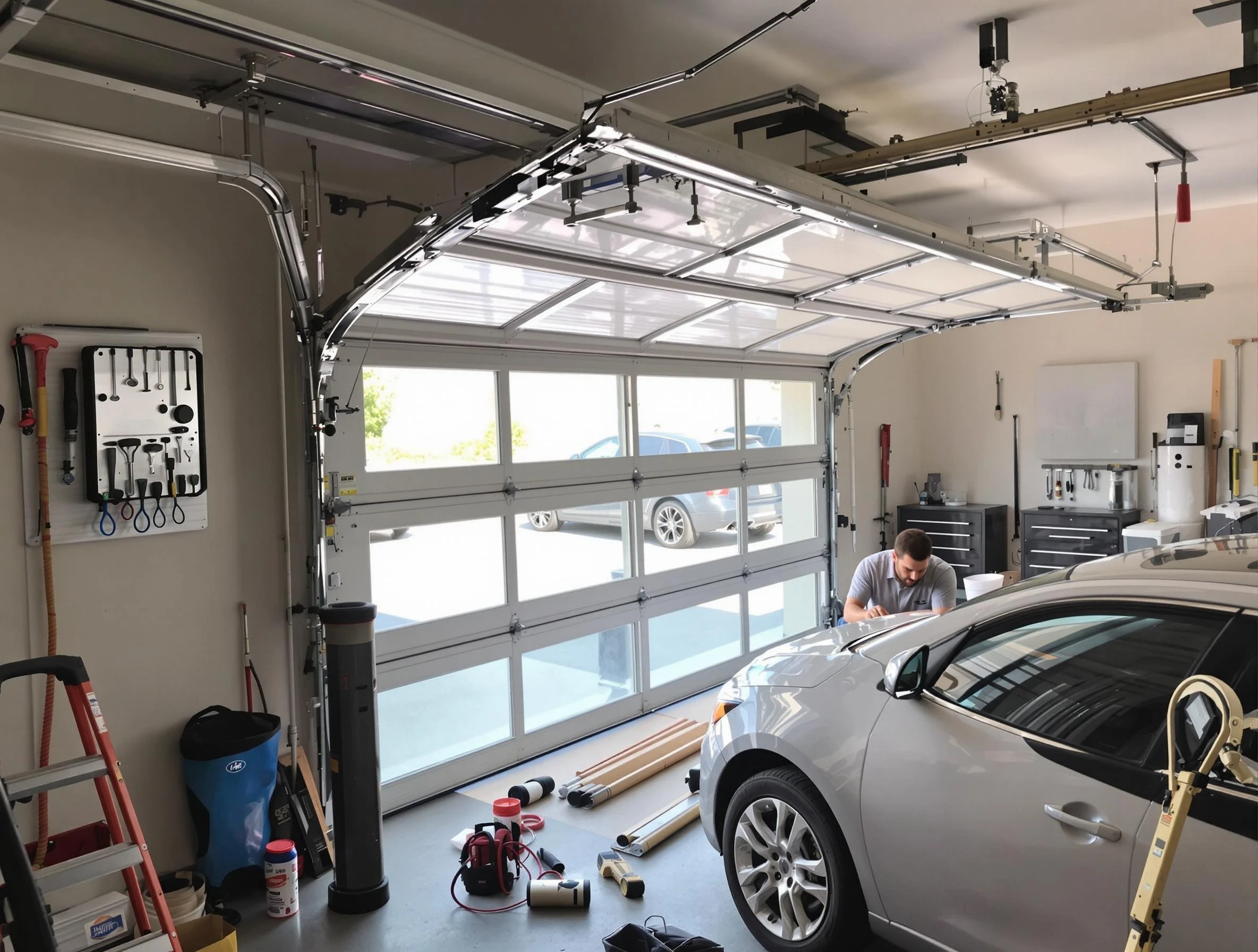 Garage door noise reduction service by Ohio Garage Door Repair in Ohio