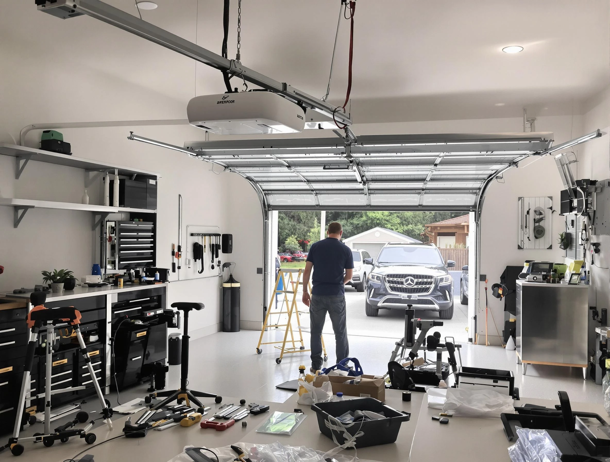 Garage door opener installation by Ohio Garage Door Repair in Ohio