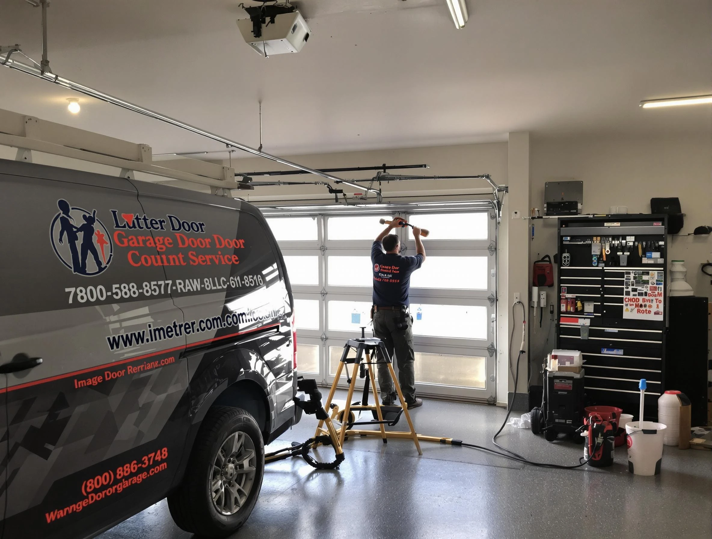 Ohio Garage Door Repair rapid response team performing same-day repair in Ohio